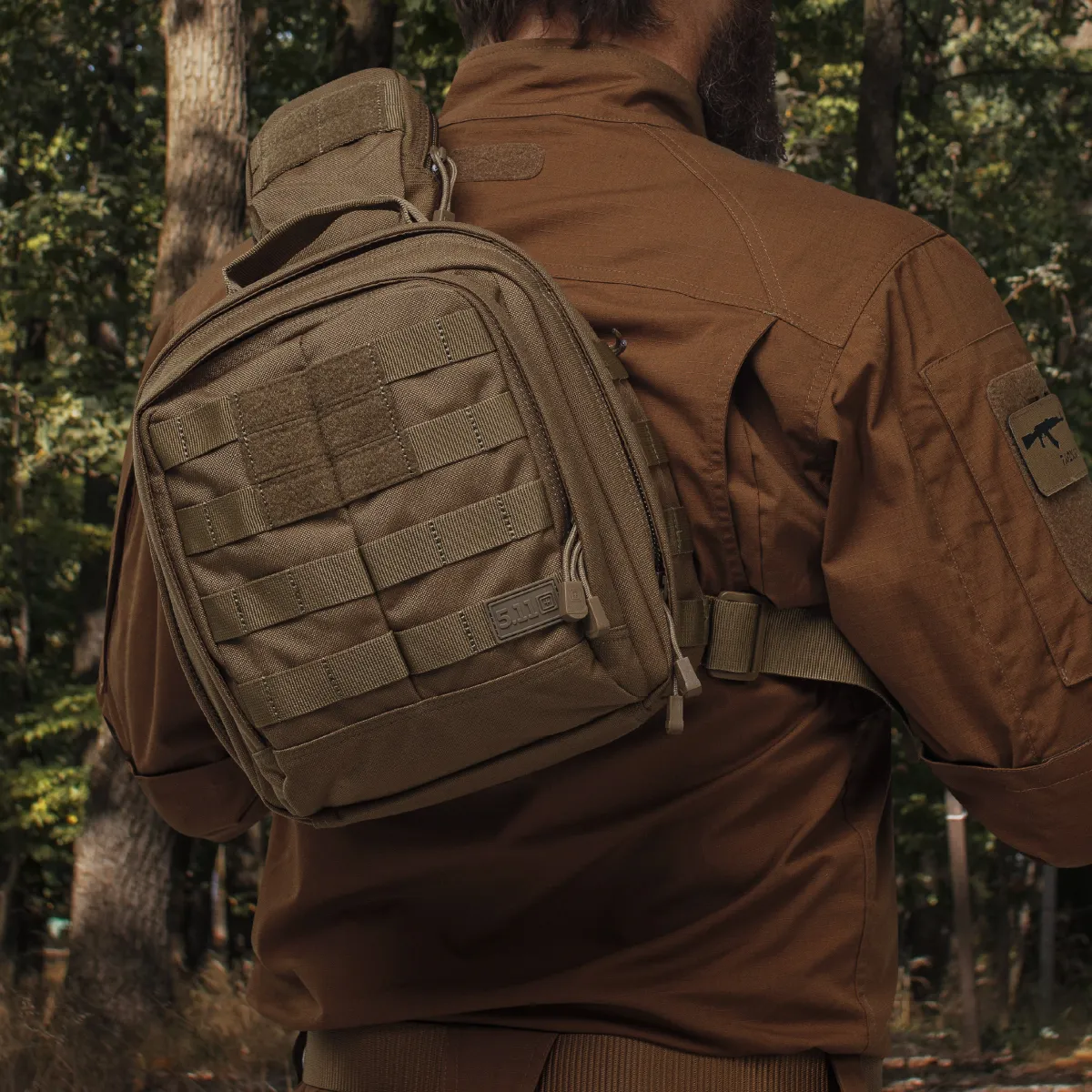 Тактична сумка-рюкзак 5.11 RUSH® MOAB™ 6. Однолямковий. Койот. 4