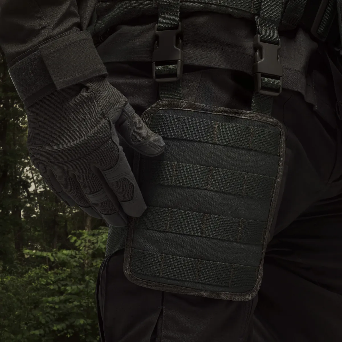 Платформа на стегно (S/M). Cordura 1000. Кріплення Molle. Олива 5