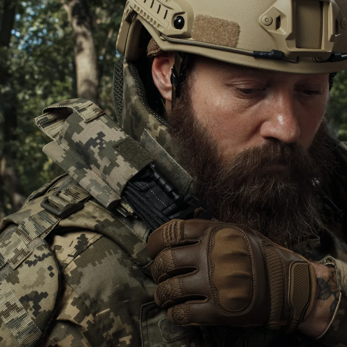 Підсумок для турнікета еластичний. Molle. Cordura 1000. Піксель (мм-14) 2