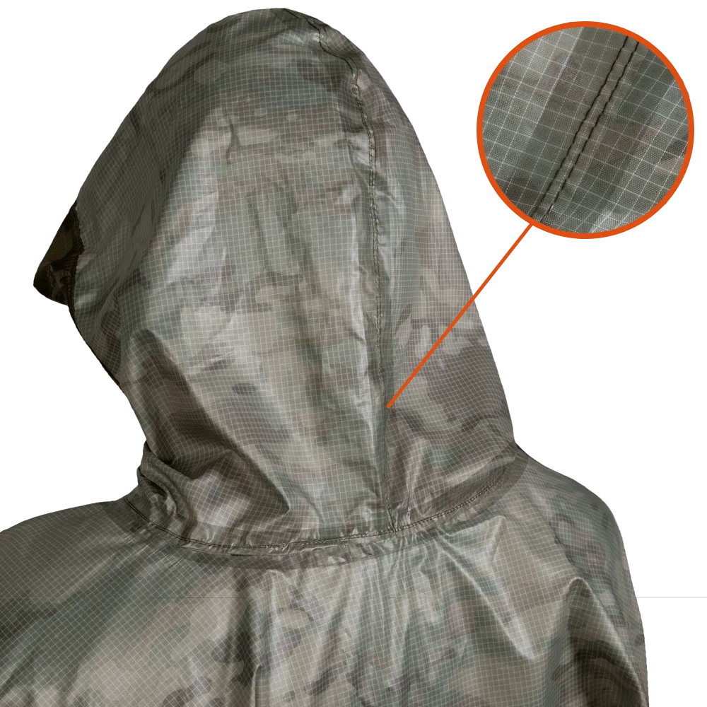 Пончо Piligrim. Вологостійке з військовим забарвленням. Мультикам 5