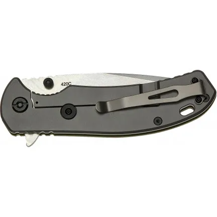 Ніж розкладний SKIF Sturdy II SW, довжина 217 мм. Руків’я G10. Колір олива 4