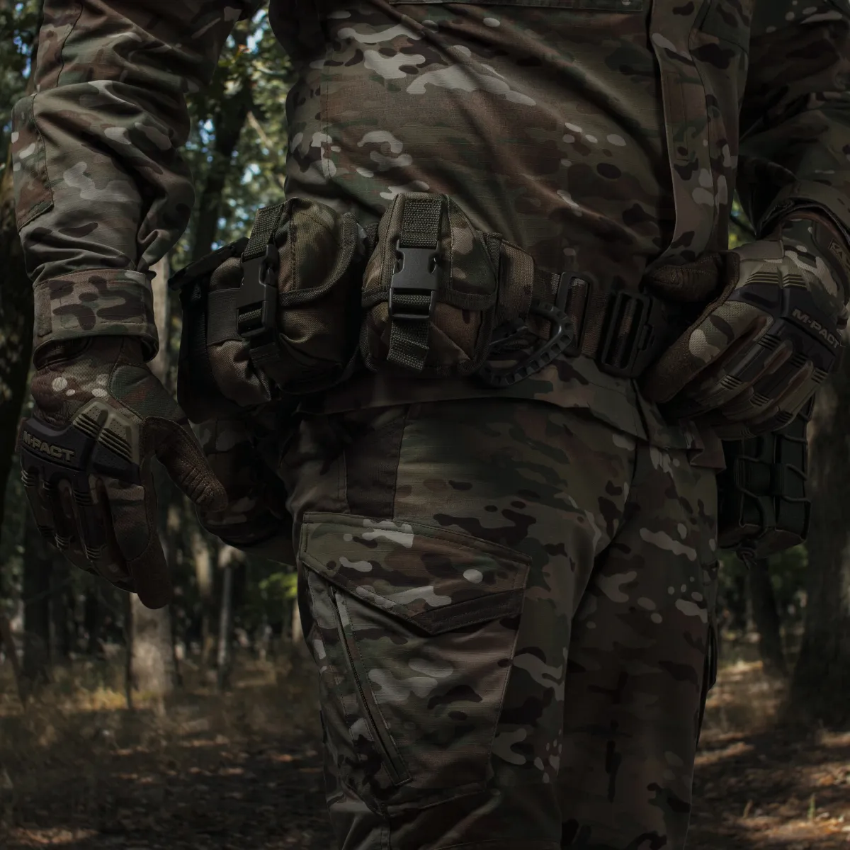 Комплект Modular Battle Belt S/M 2-го класу захисту. Тактичний пояс з обвісами. Мультикам 4