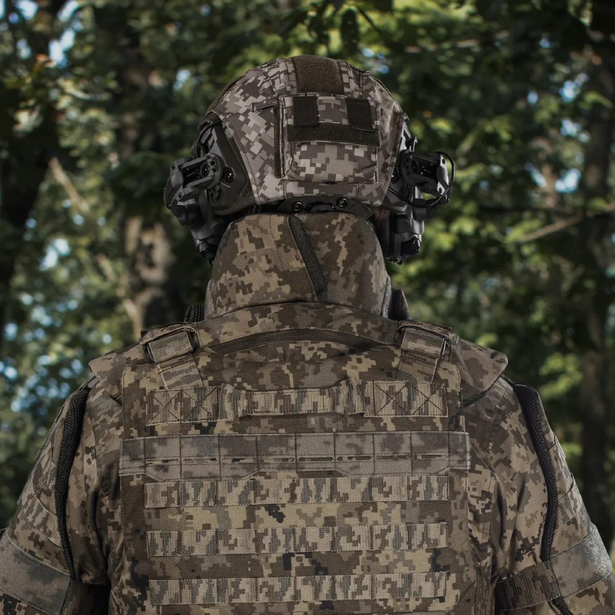 Балістичний захист шиї Gen 2 (та верхньої частини спини) 2-го класу. Піксель (мм-14) 7