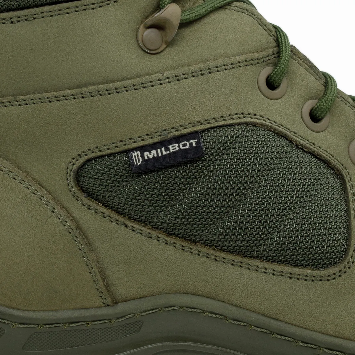 Тактичне взуття Milbot Conquest з мембраною Gore-Tex®. Нубук. Олива 10