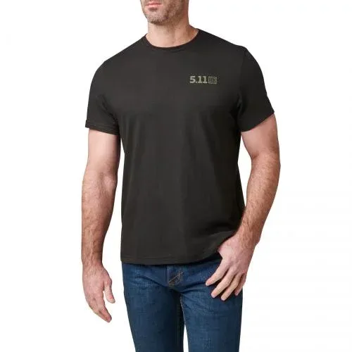 Футболка 5.11 Tactical Brew Grounds с рисунком на спине. Цвет black 3