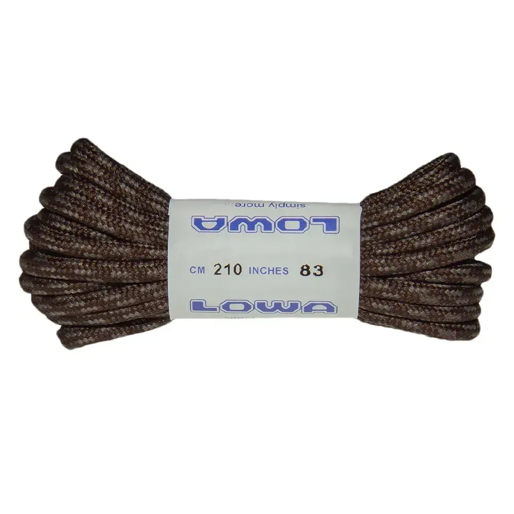 Шнурки Lowa Trekking Brown (коричневий). Довжина 210 см