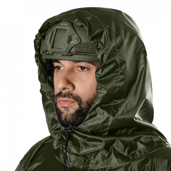 Пончо Piligrim 2.0 Rip-Stop. Вологостійке з розширеною горловиною. Олива 8