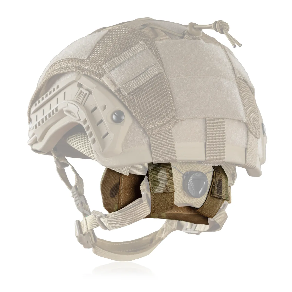 Балістичний захист потилиці (з кріпленням на шолом) 2-го класу захисту. Мультикам 5