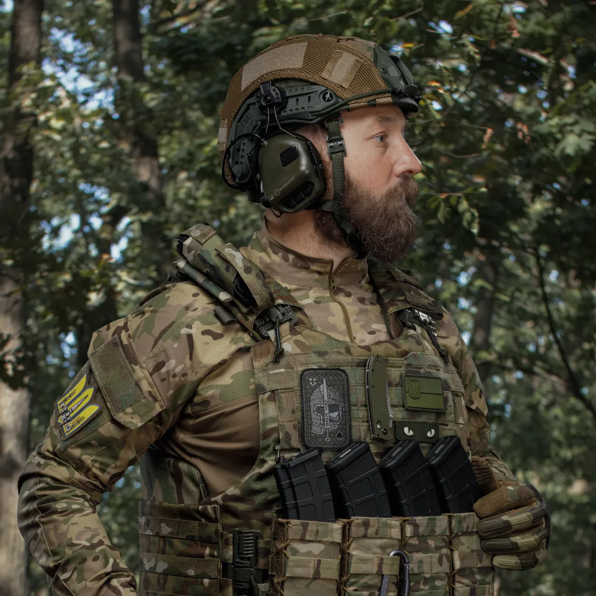 Маскувальний кавер на шолом (універсальний). Мультикам. Розмір M 6