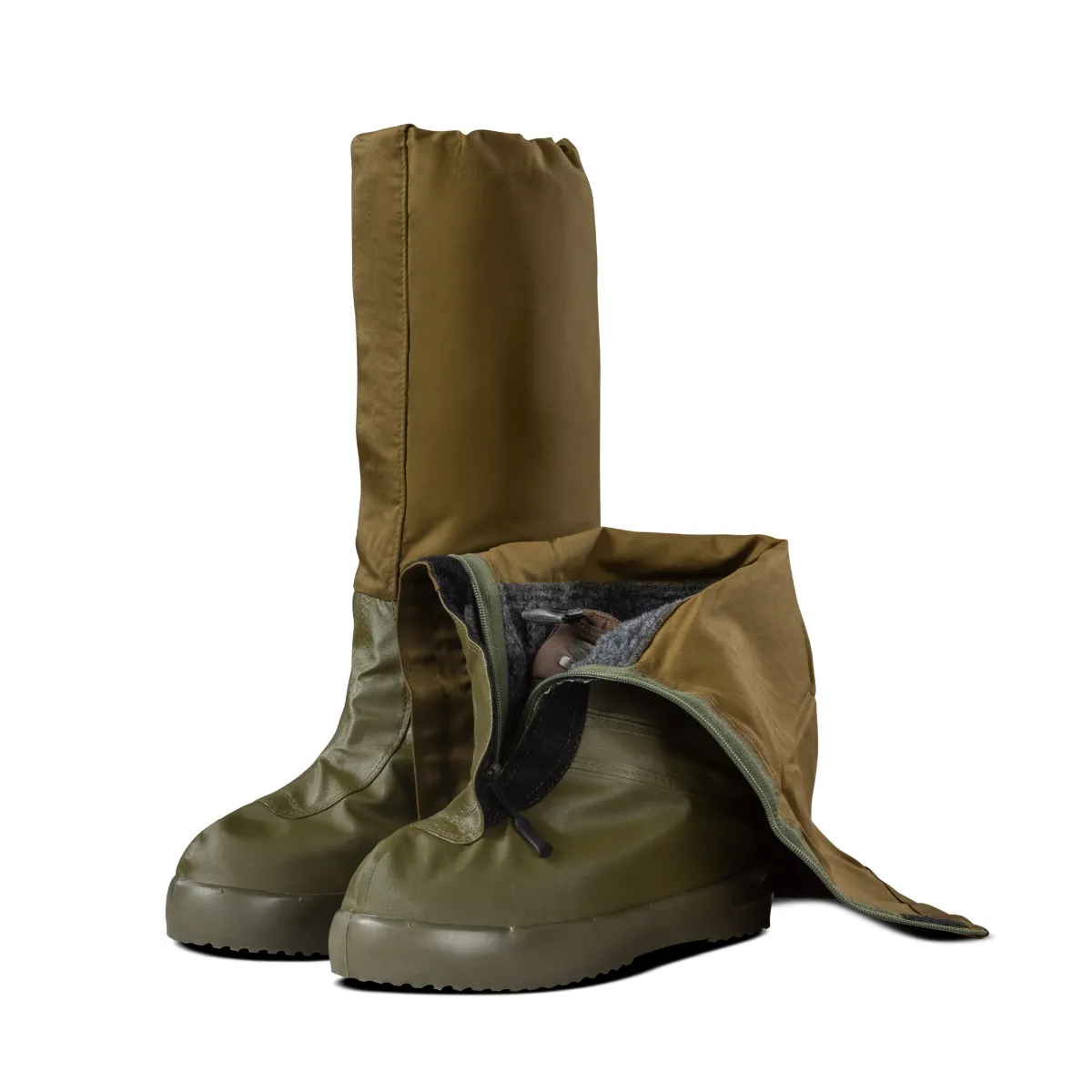 Бахіли зимові вологостійкі Mittet Samelin до -30 °C. Олива 3