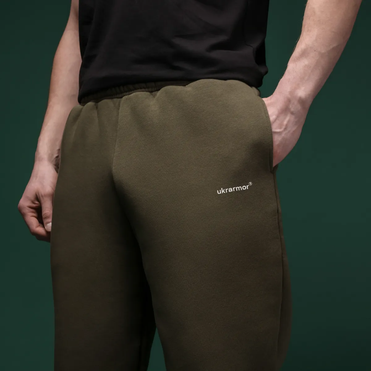 Спортивні штани Ukrarmor Rush Pants з еластичним поясом. Олива 4