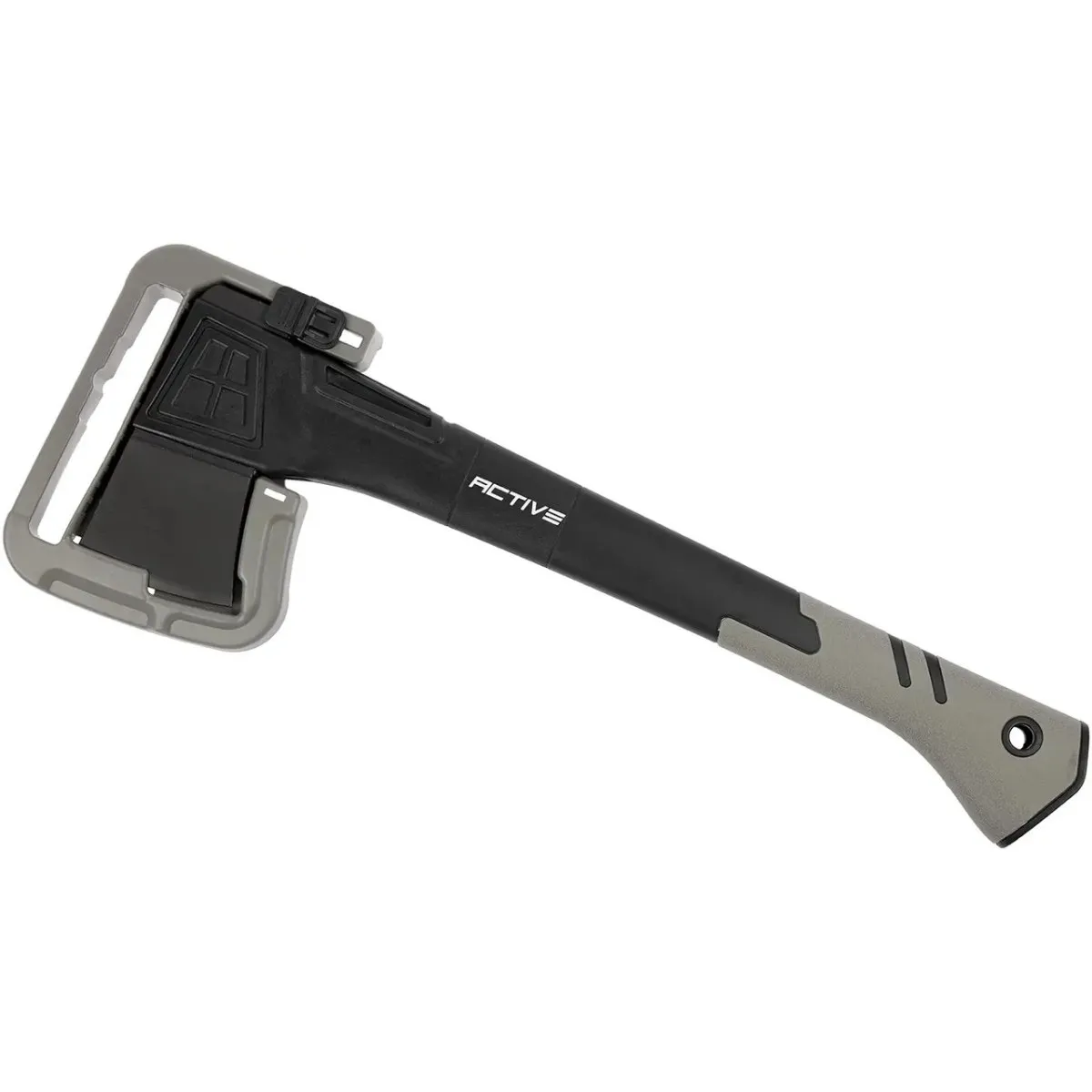 Сокира Active Gardener сіра з полімерним прогумованим руків’ям, метал High Carbon Steel 3