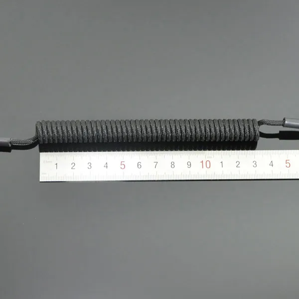 Шнур страхувальний Standard з воронованим карабіном. Навантаження до 50 кг. Олива 4