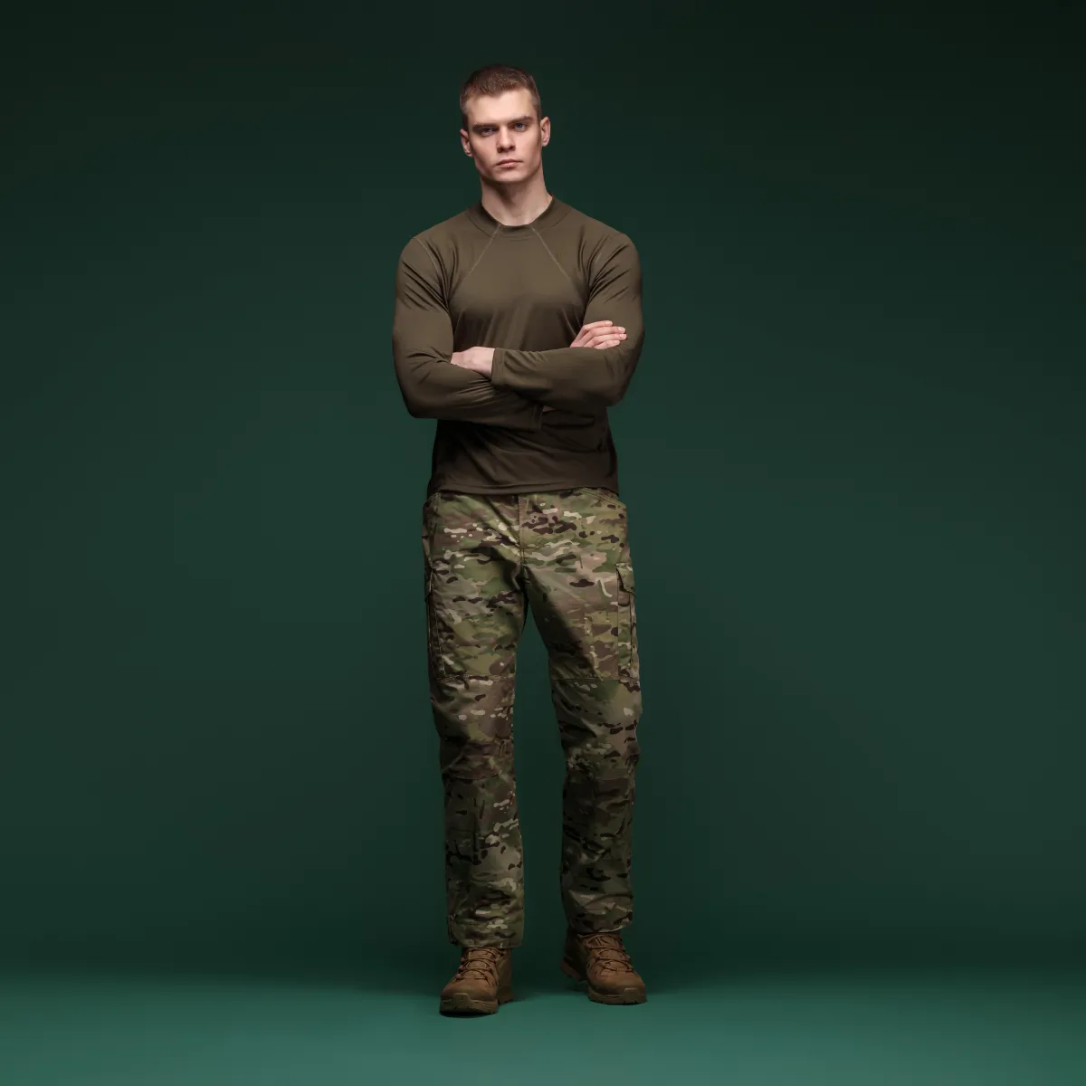 Тактична сорочка Base Combat Shirt з довгим рукавом. Олива 5
