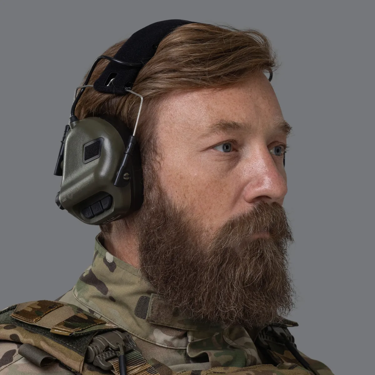 Активні навушники Earmor М31. Олива. Захист IPX-5, ударостійкі 2