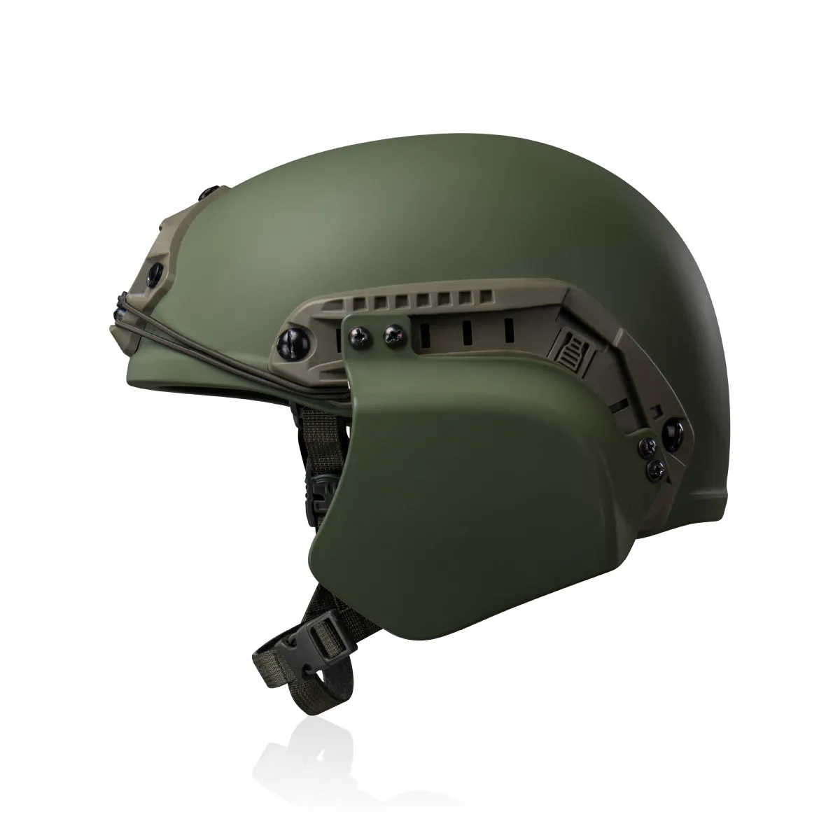 Захист боковий балістичний захист для шоломів без вух (типу FAST, TOR). Олива 2