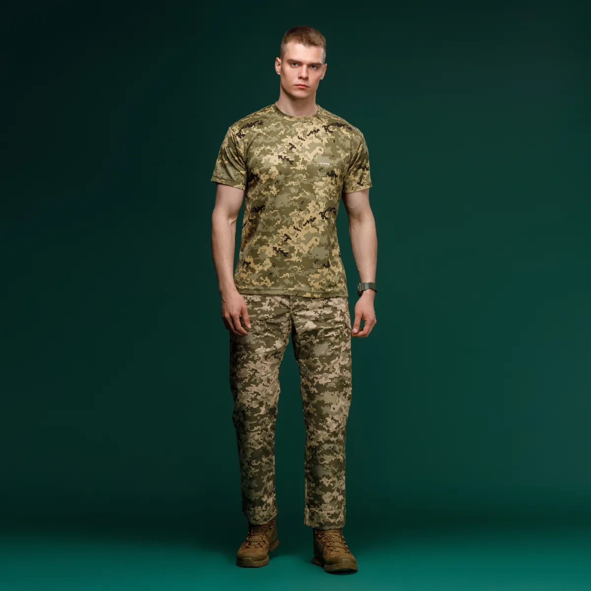 Футболка сітчаста AIR Coolmax. Легка та добре відводить вологу. Піксель (мм-14) 4