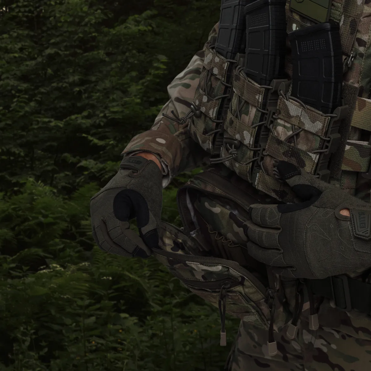 Сумка-напашник PRO. Розмір L (16х22 см). Матеріал Cordura 1000. Мультикам 4