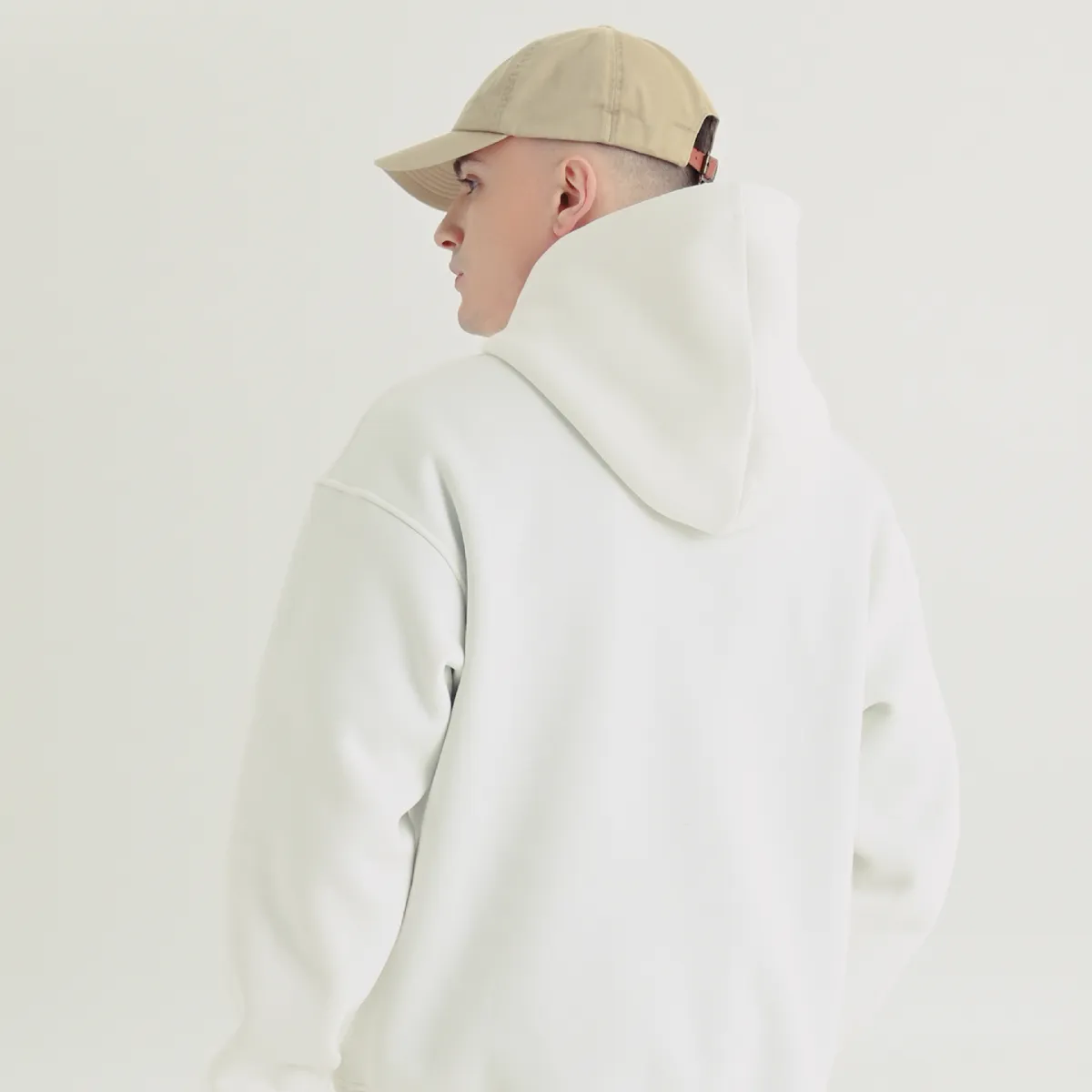 Худі «Кохай» від Rift. Oversize. Молочний 3