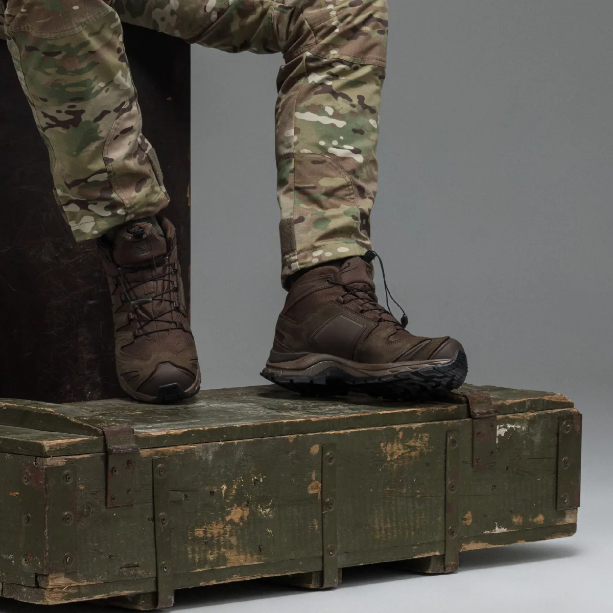 Берці тактичні Salomon XA Forces Mid Gore-Tex®. Brown 6