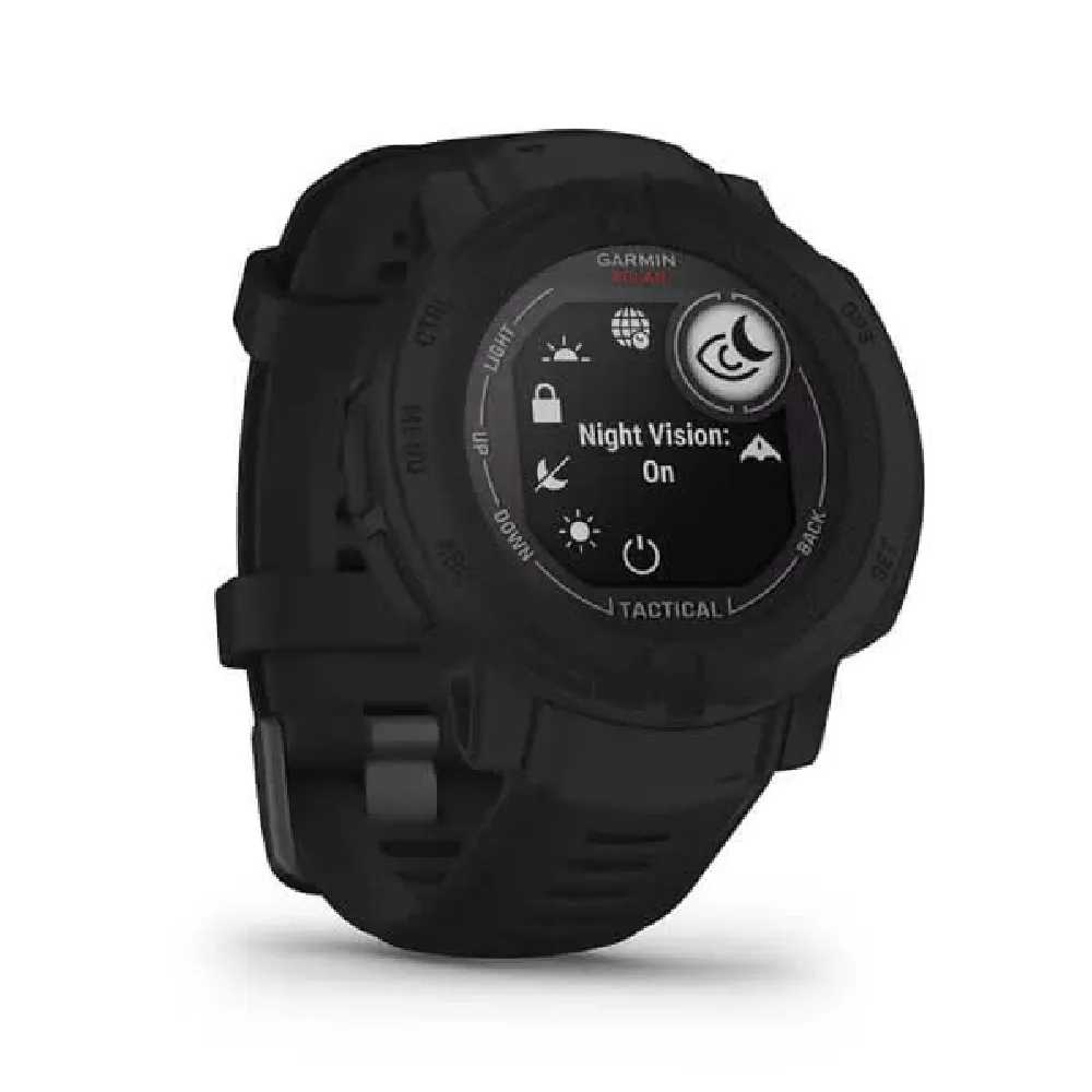 Годинник-навігатор тактичний  Garmin Instinct 2 Solar Tactical Edition (США). Чорний 5