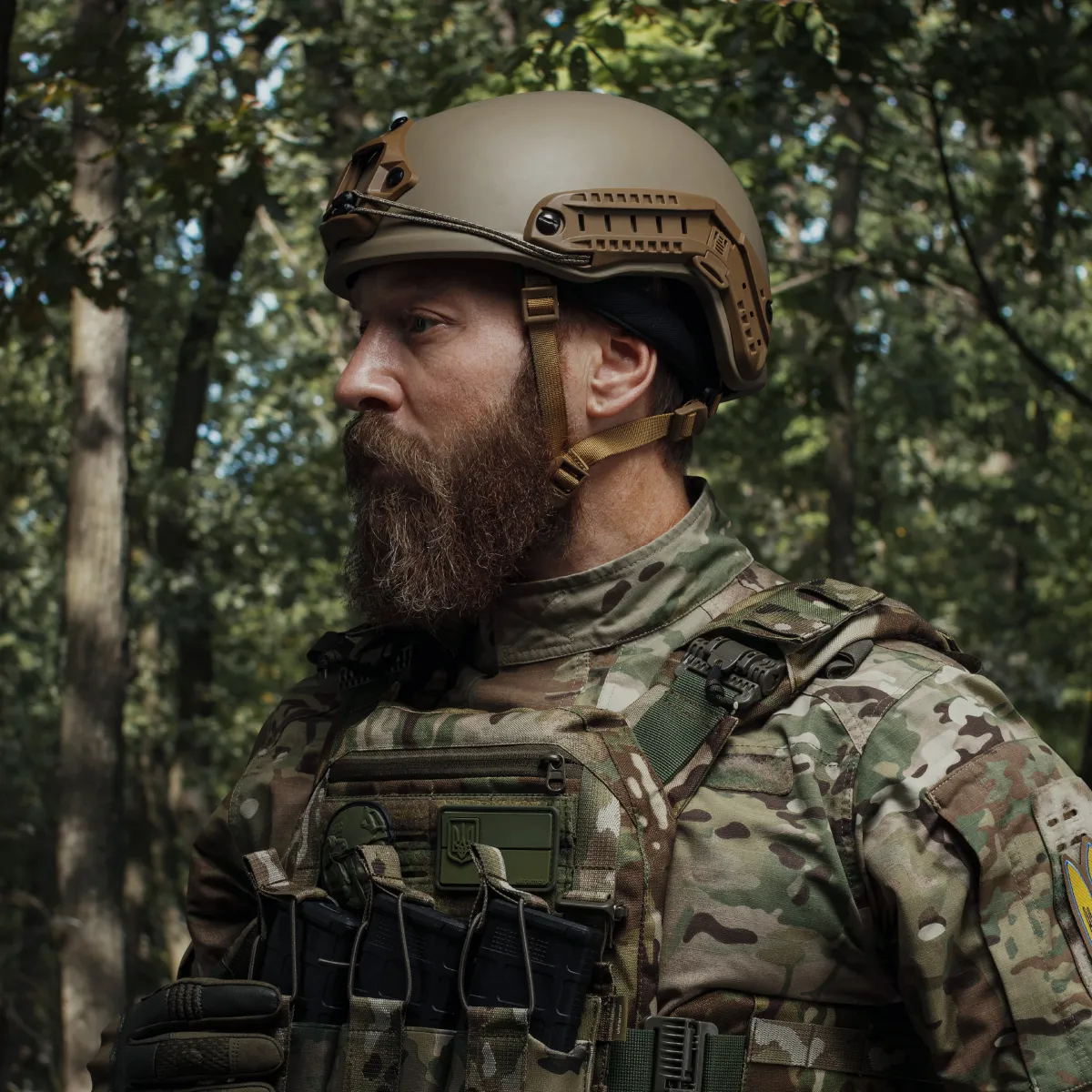 Кевларовий шолом TOR-D (стандарт). Виробник: Україна. Колір Койот. L 10