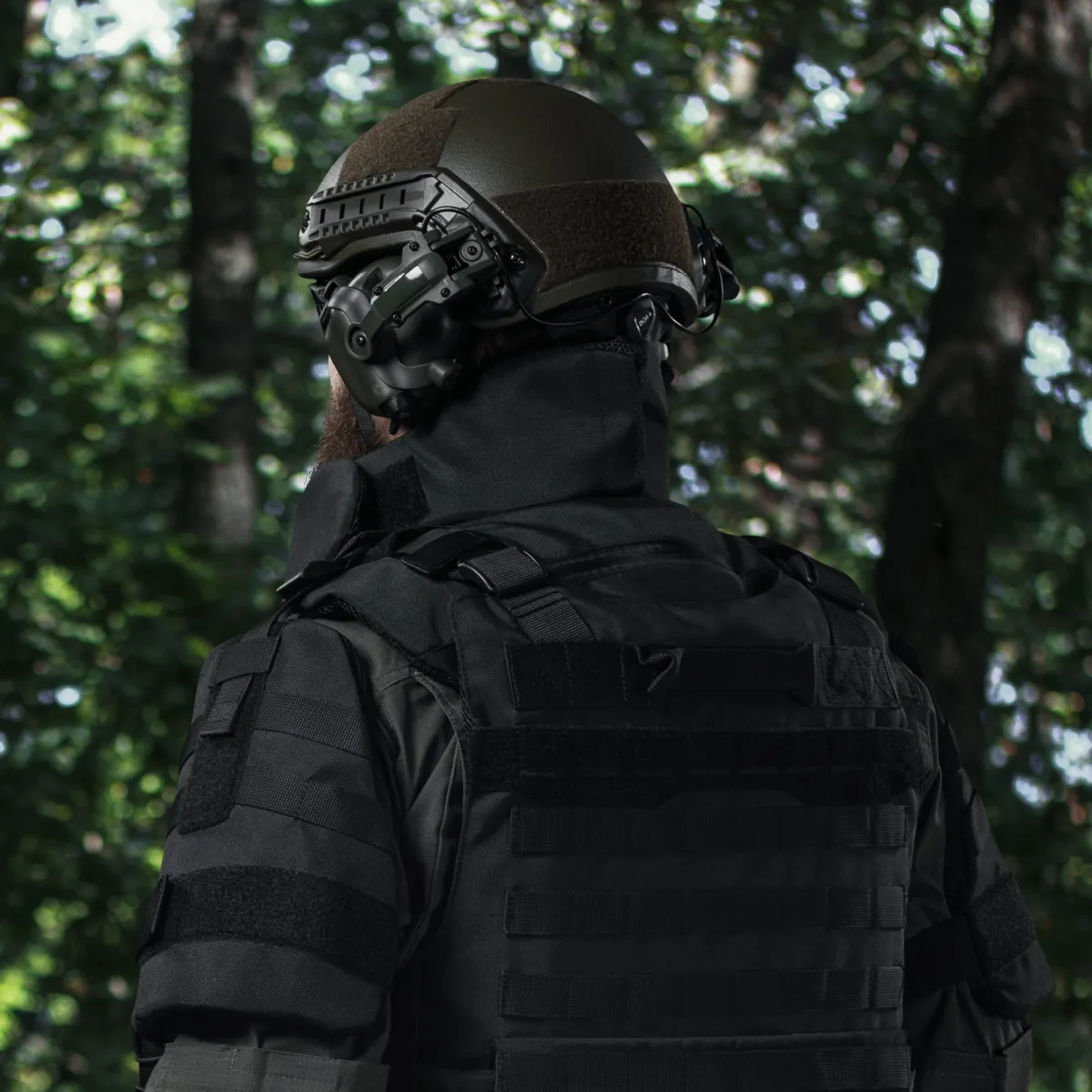 Балістичний захист шиї Gen 2 (та верхньої частини спини) 2-го класу. Чорний 7