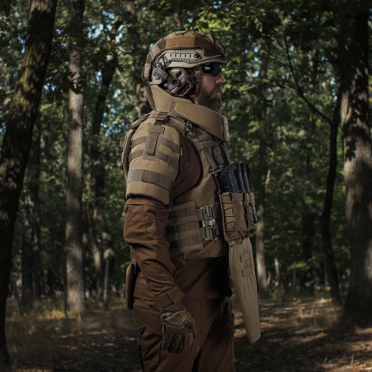 Балістичний захист шиї Gen 2 (та верхньої частини спини) 2-го класу. Койот 8