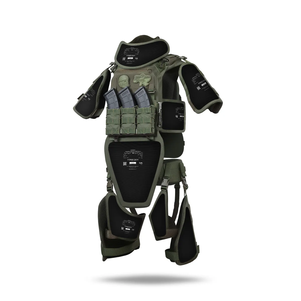 Протиуламковий фартух 2-го класу захисту (з балістичним пакетом). Розмір XL. Олива 7