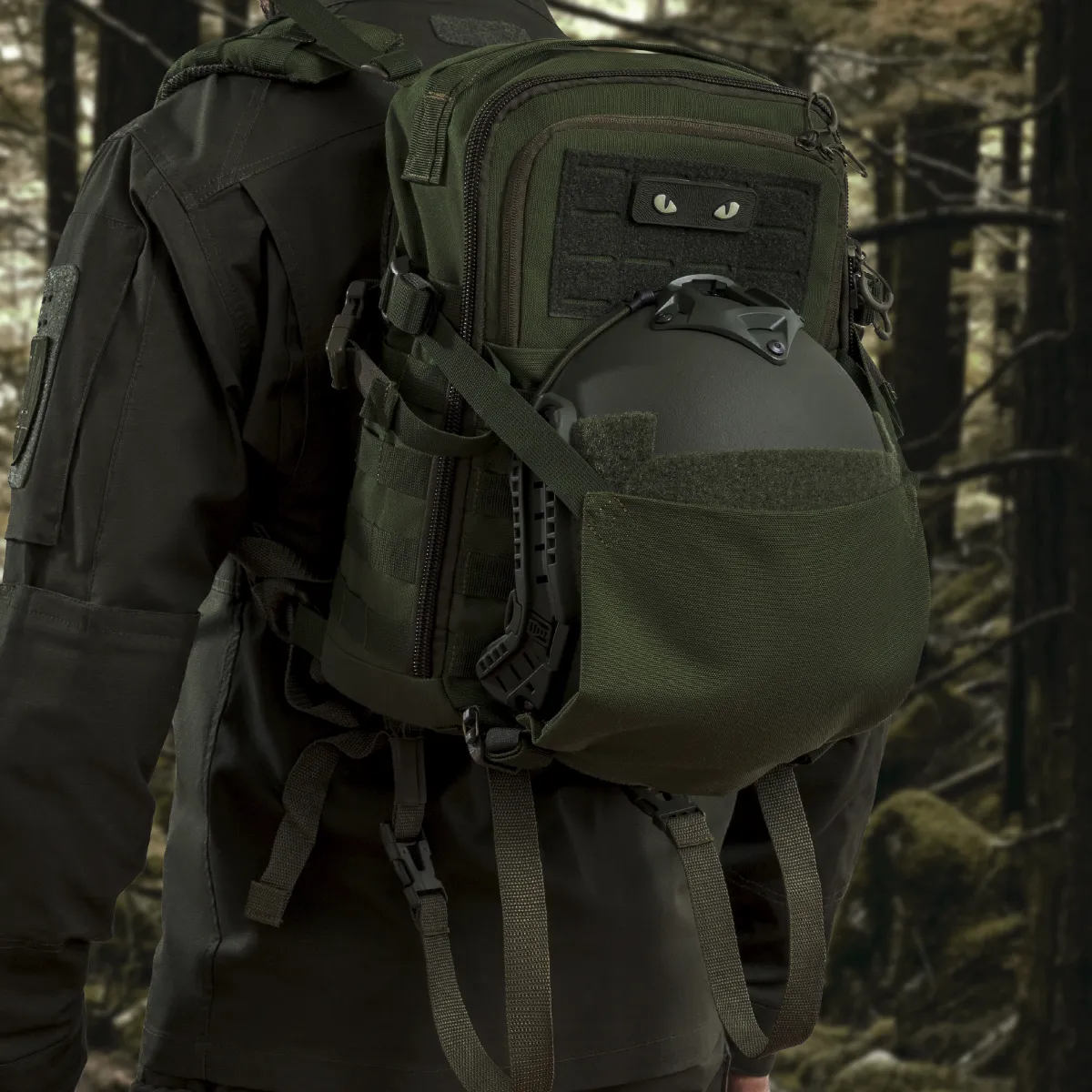 Тактичний рюкзак DP20 на 20 л. Cordura 1000D. Кріплення Molle. Олива 7