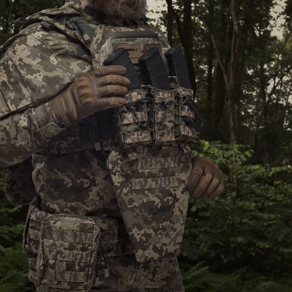 Протиуламковий фартух 1-го класу захисту (з балістичним пакетом). Розмір L. Піксель (мм-14) 3