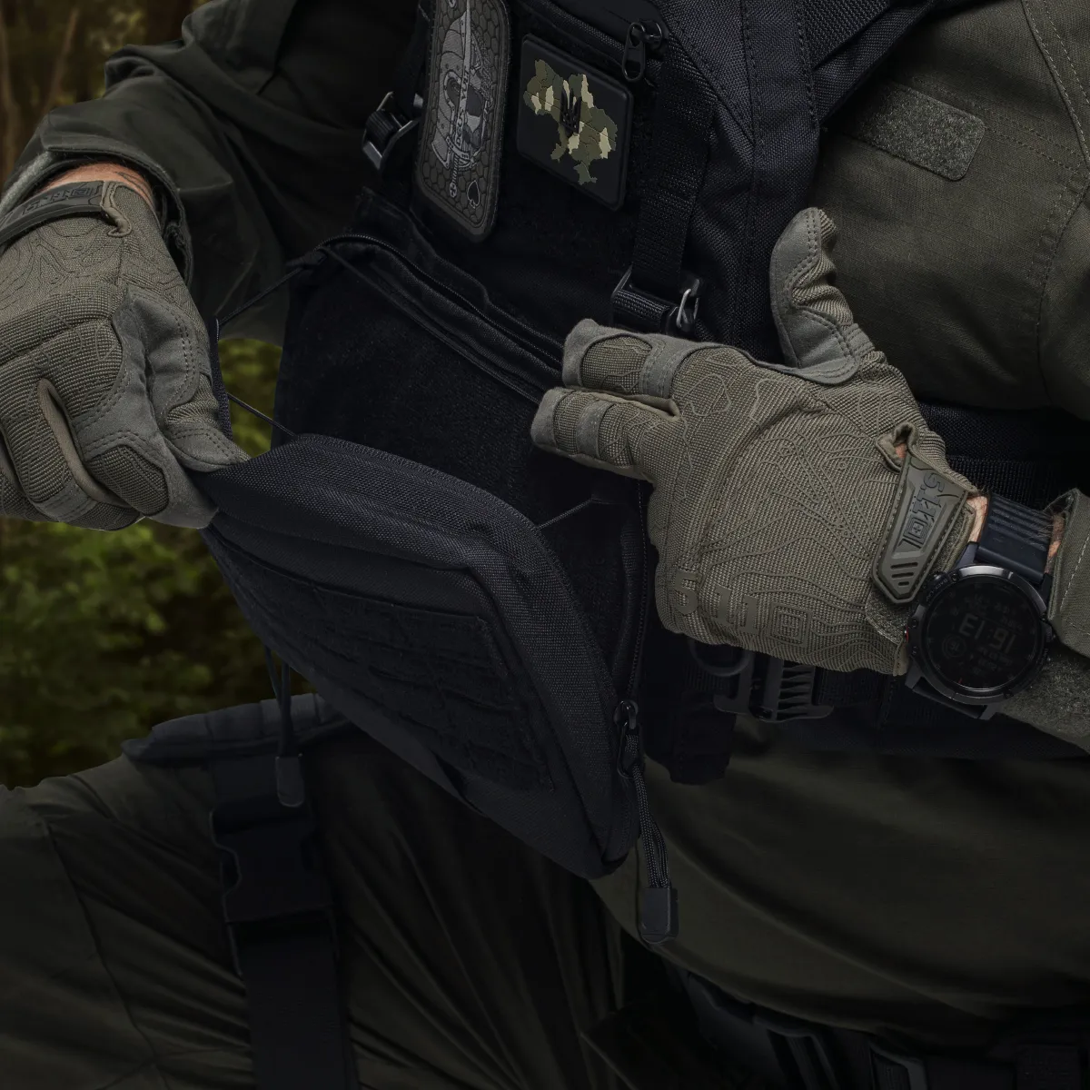 Адміністративний підсумок PRO. Cordura 1000. Кріплення Molle.Чорний 7