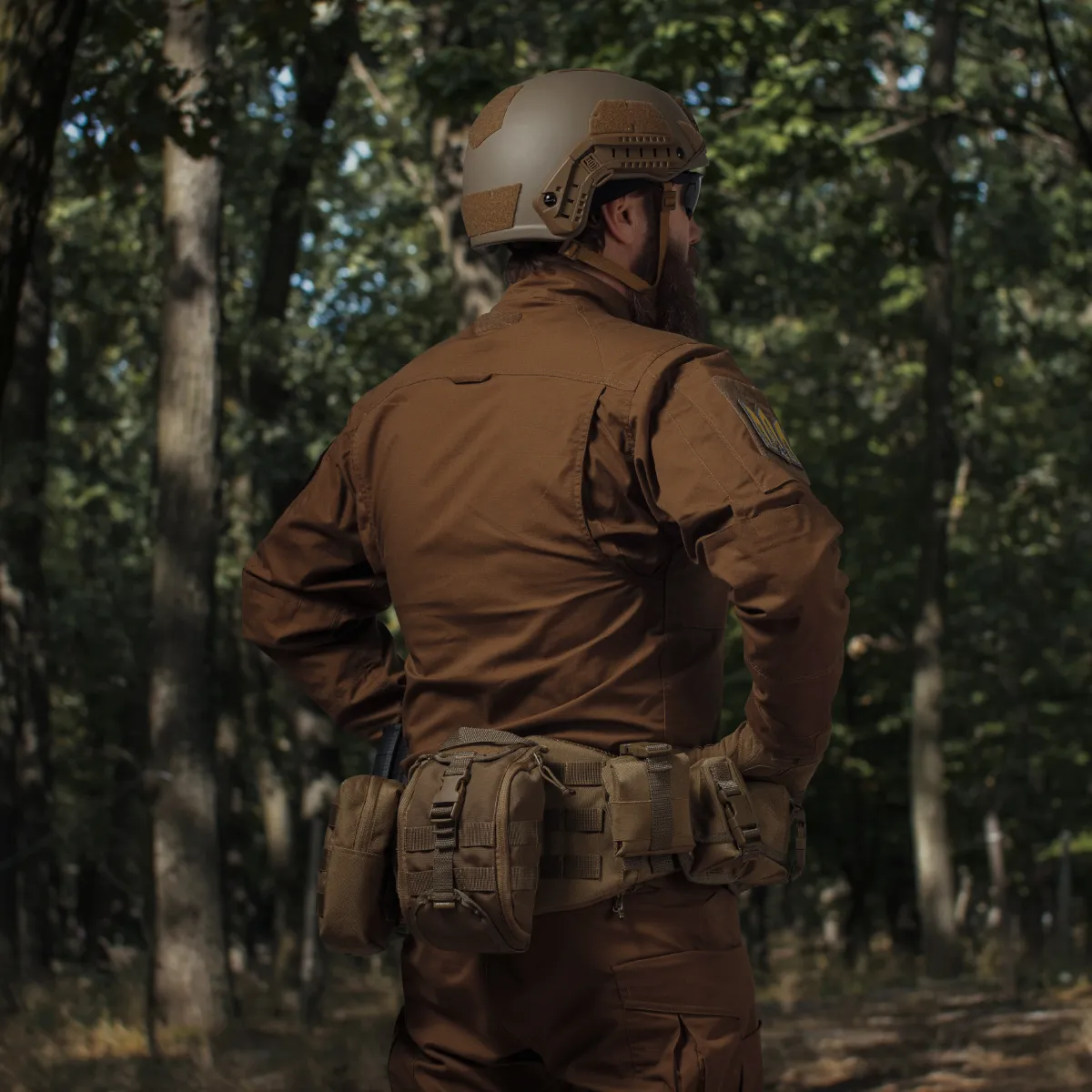 Комплект Modular Battle Belt L/XL 2-го класу захисту. Тактичний пояс з обвісами. Койот 3