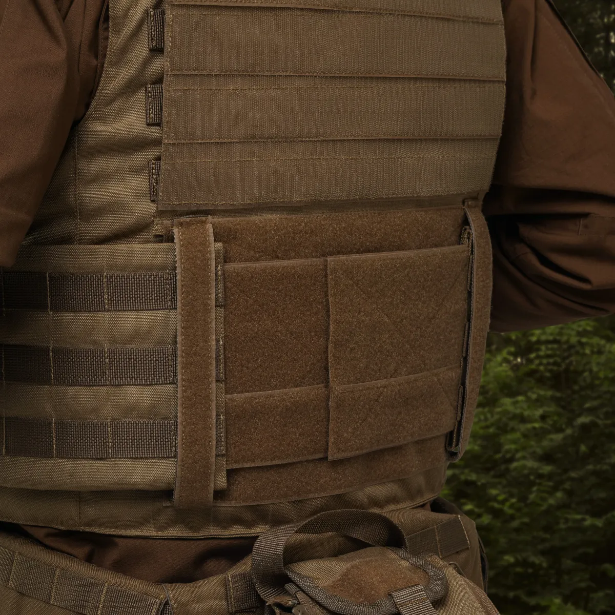 Плитоноска IBV (аналог IOTV). Збільшена площа захисту. Колір Койот 10