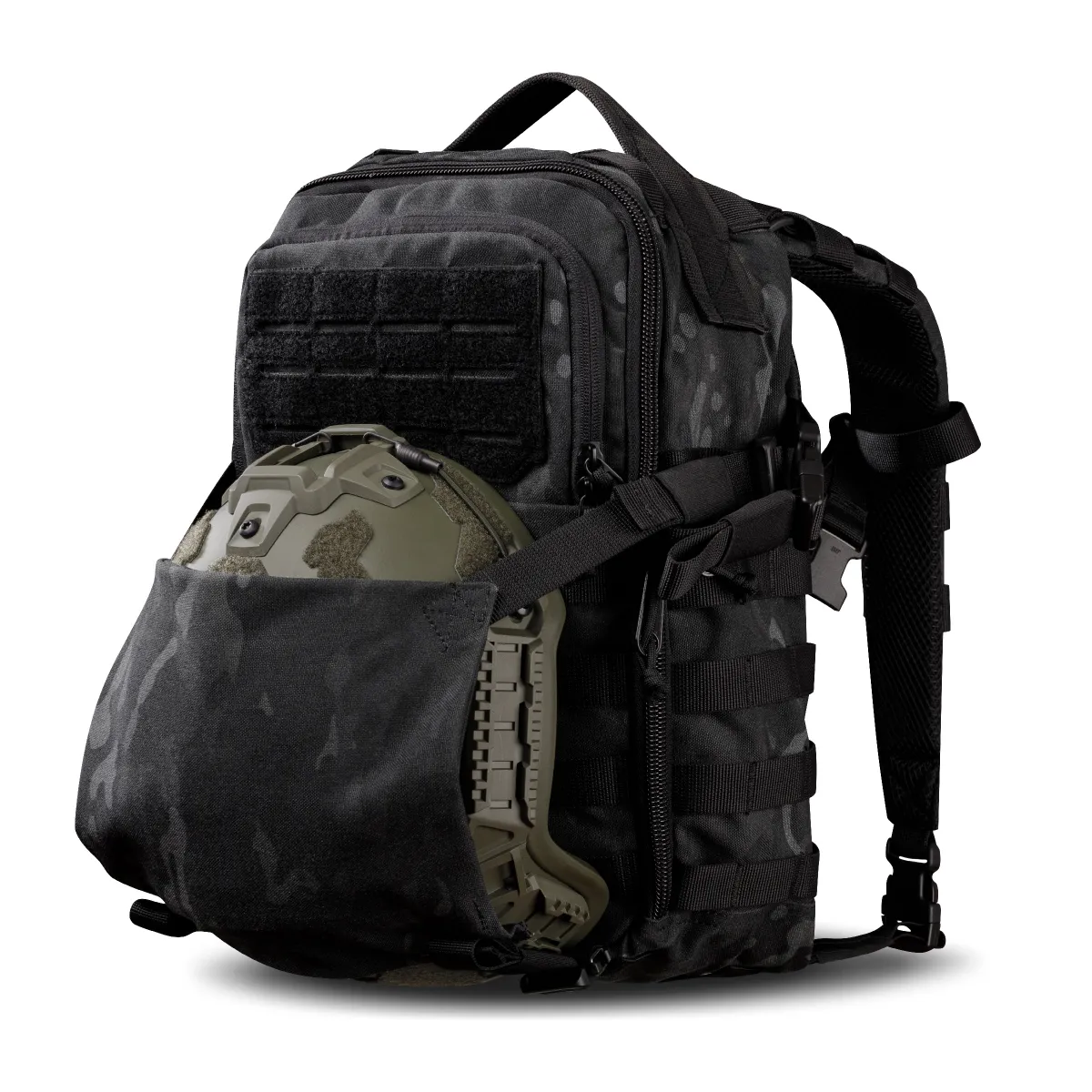 Тактичний рюкзак DP20 на 20 л. Cordura 1000D. Кріплення Molle. Мультикам чорний