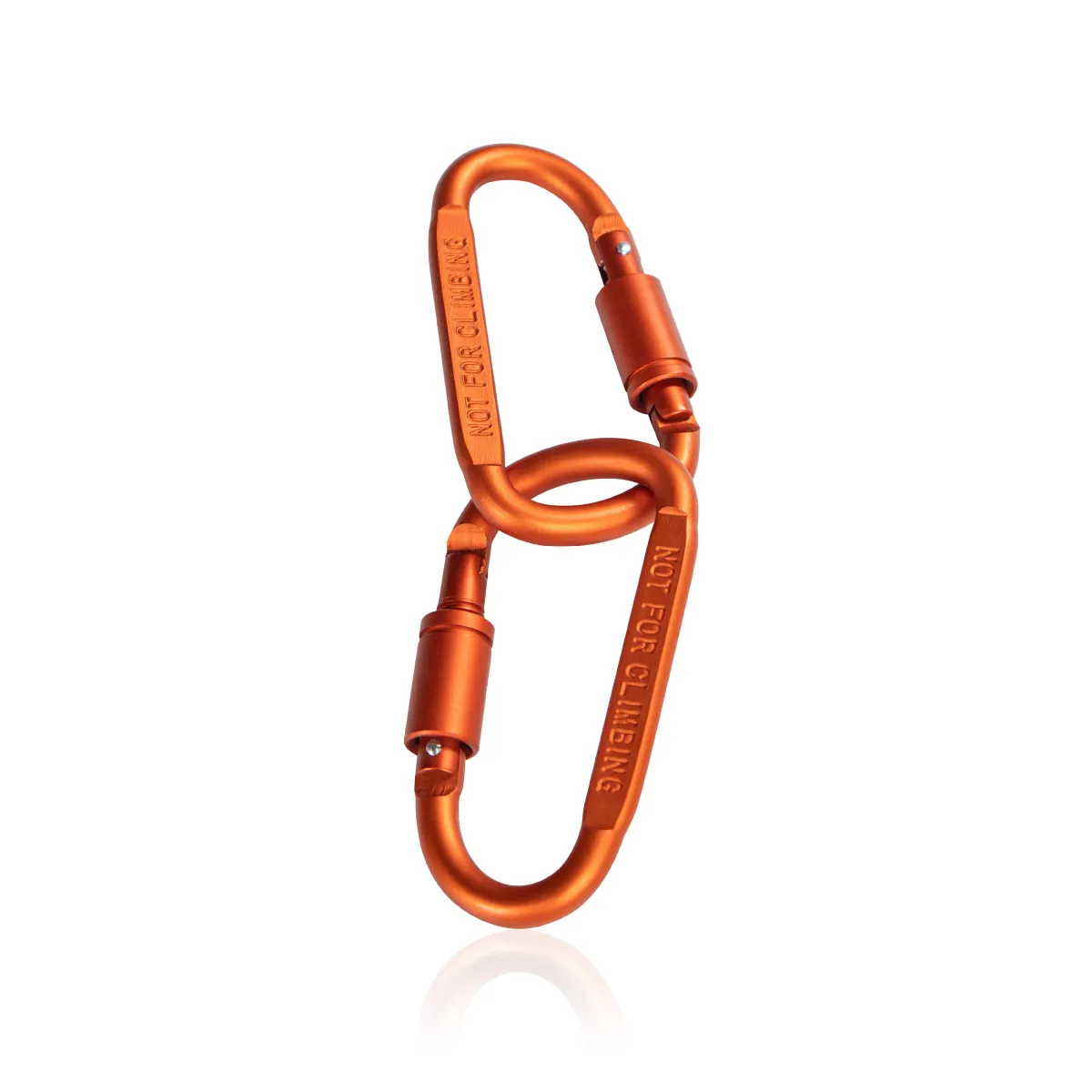 Карабін тактичний універсальний, 80 мм. Сталевий.  Колір Помаранчевий