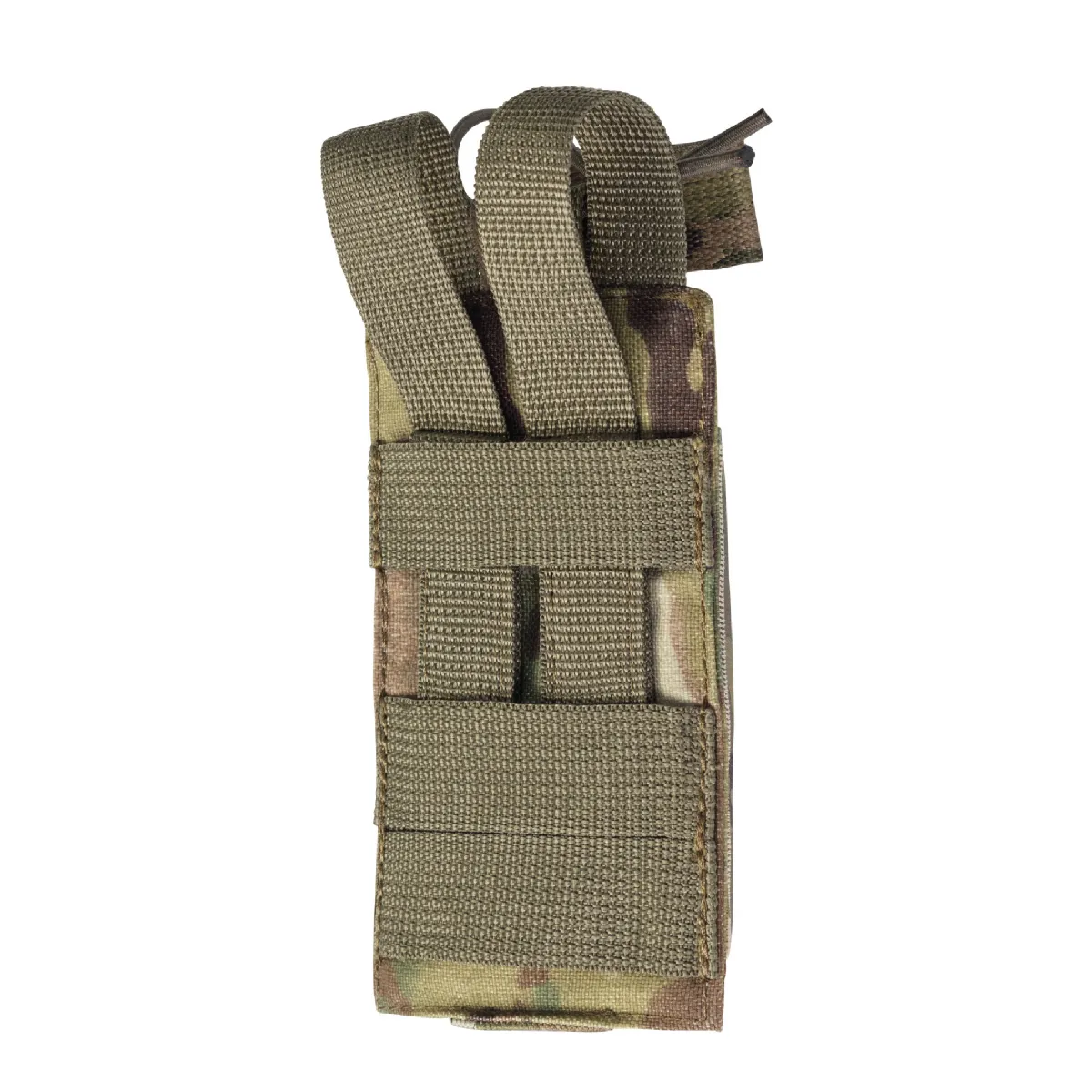 Одинарний еластичний підсумок під магазини АК/АR відкритого типу. Кріплення MOLLE. Мультикам 2