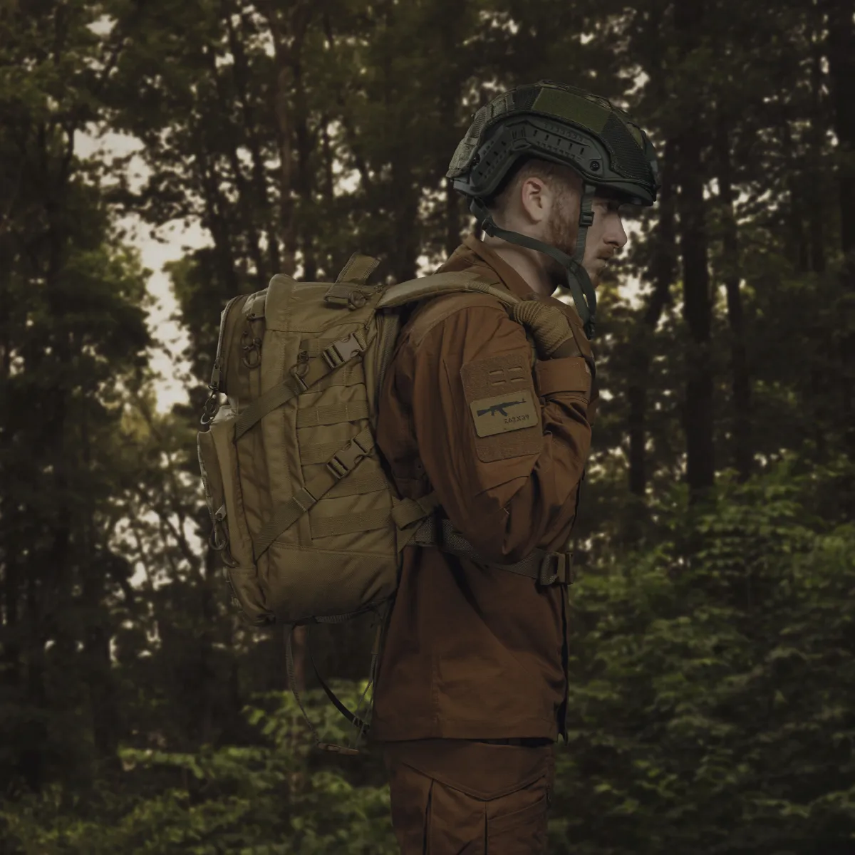 Тактичний рюкзак RANGER на 40 л. Койот. CORDURA 1000 2