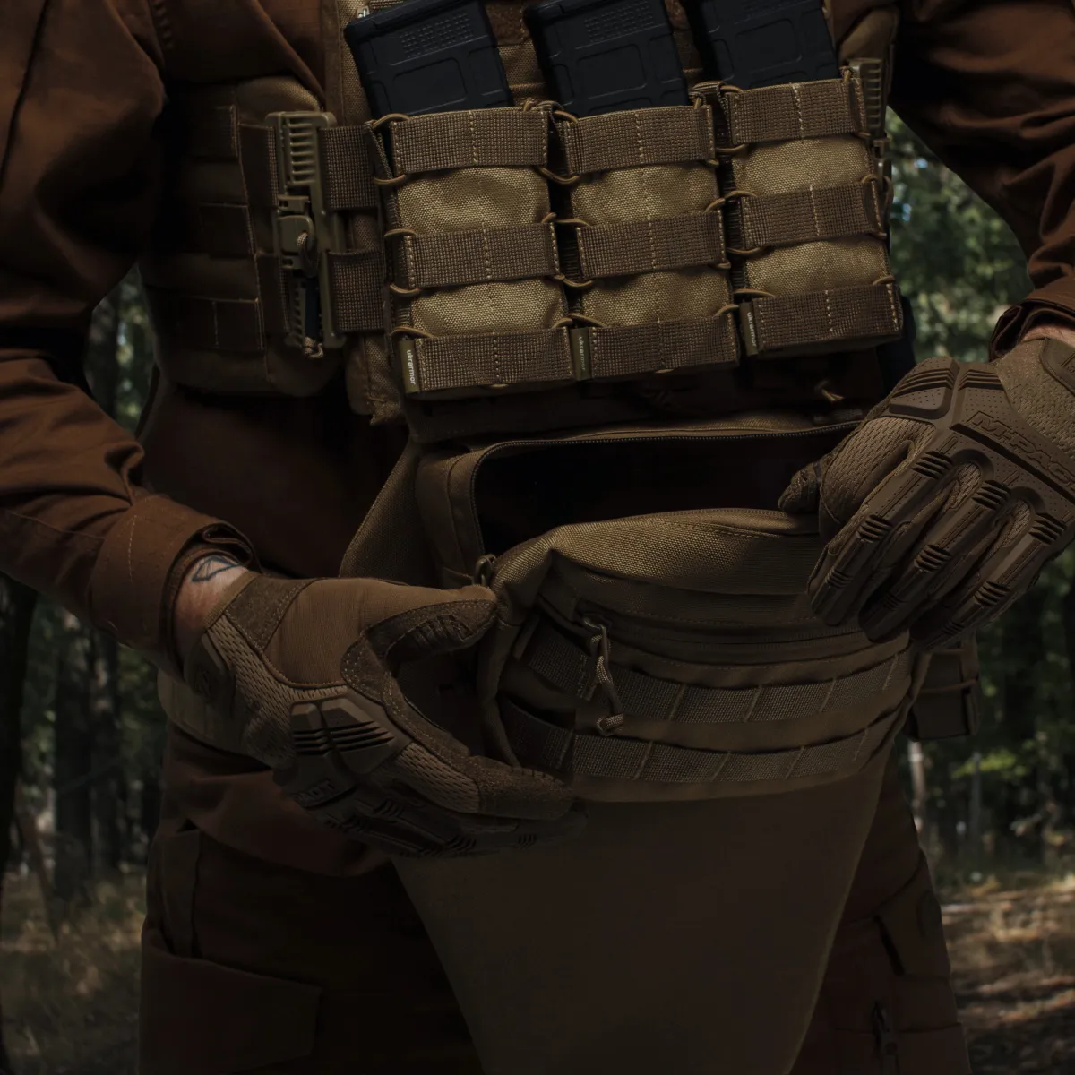 Сумка-напашник стандартна. Матеріал Cordura 1000. Койот 5