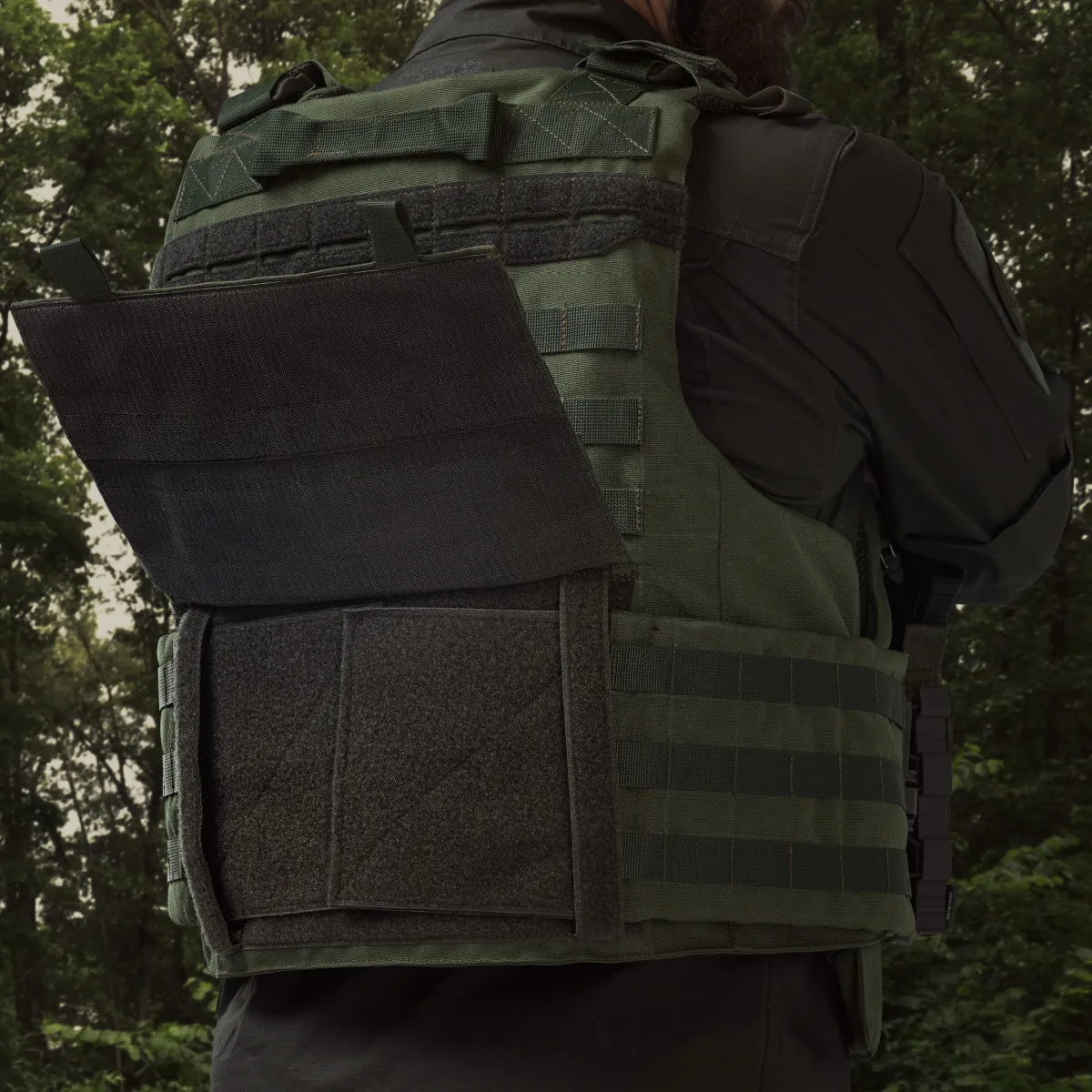 Бойовий бронежилет IBV-2 (Stanag 2920). Вага 3.7 кг. Збільшена площа захисту. Олива. S/M 10