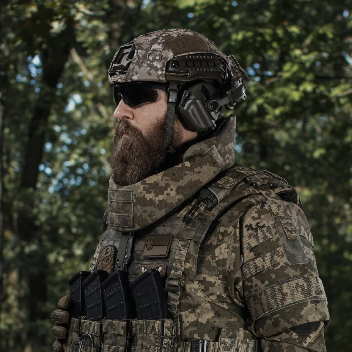 Балістичний захист шиї Gen 2 (та верхньої частини спини) 2-го класу. Піксель (мм-14) 3