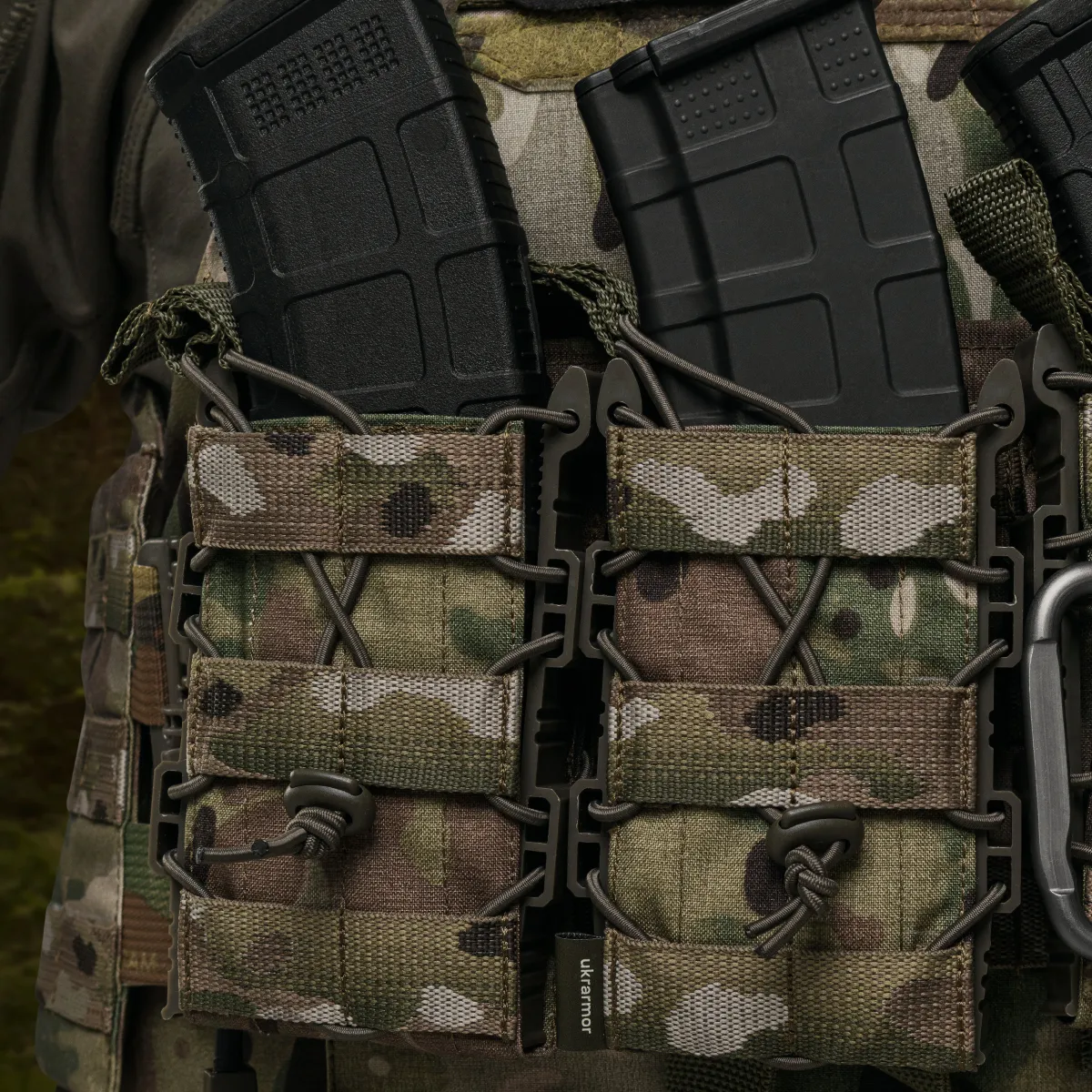 Підсумок одинарний пластиковий для магазину АК/AR. Мультикам 8