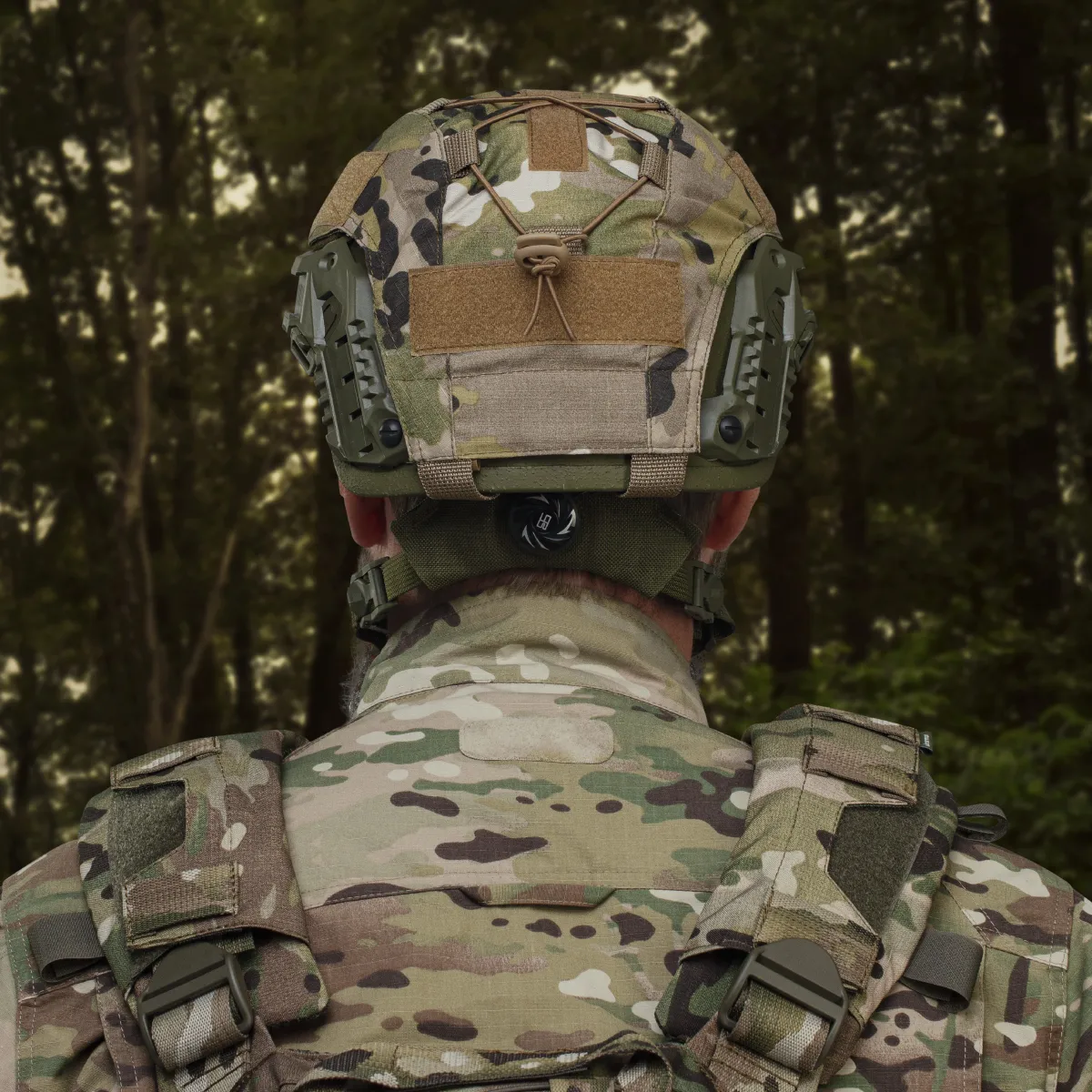 Маскувальний кавер для шолома Sestan-Busch (Хорватія). Мультикам. L 4