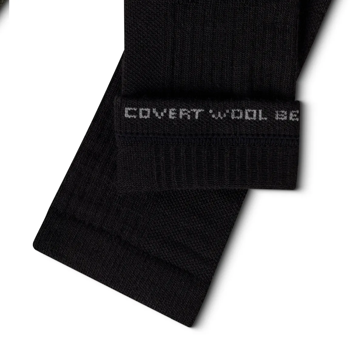 Шкарпетки зимові Covert Threads Wool Beast OTC з мериносової вовни. Black 4