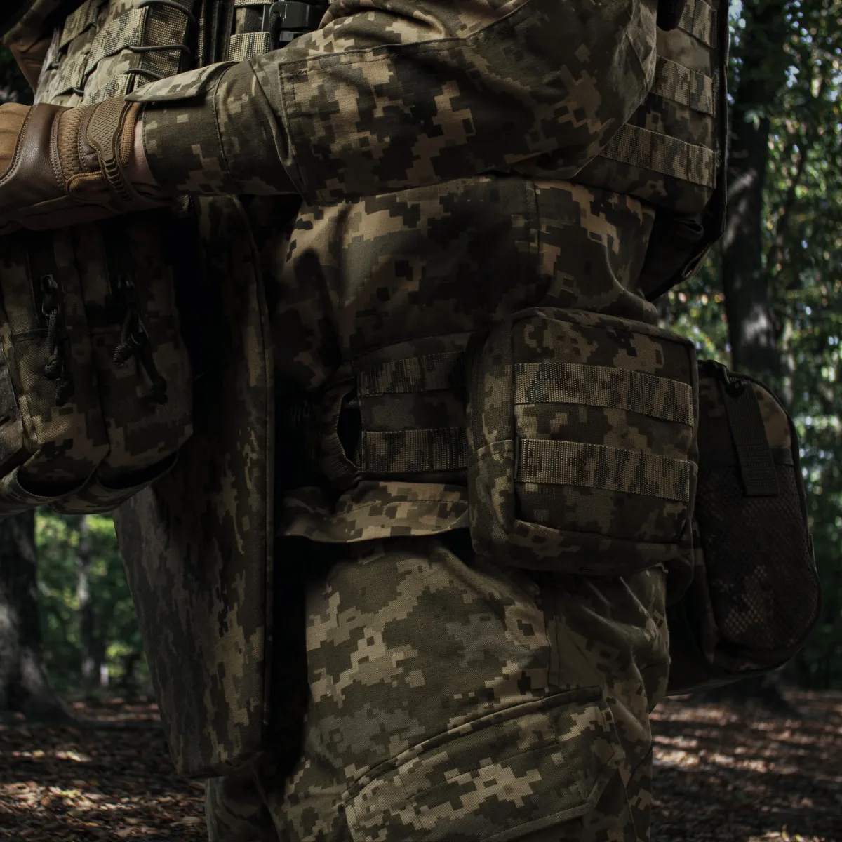 Підсумок утилітарний S. Кріплення Molle. Cordura 1000. Піксель (мм-14). 3