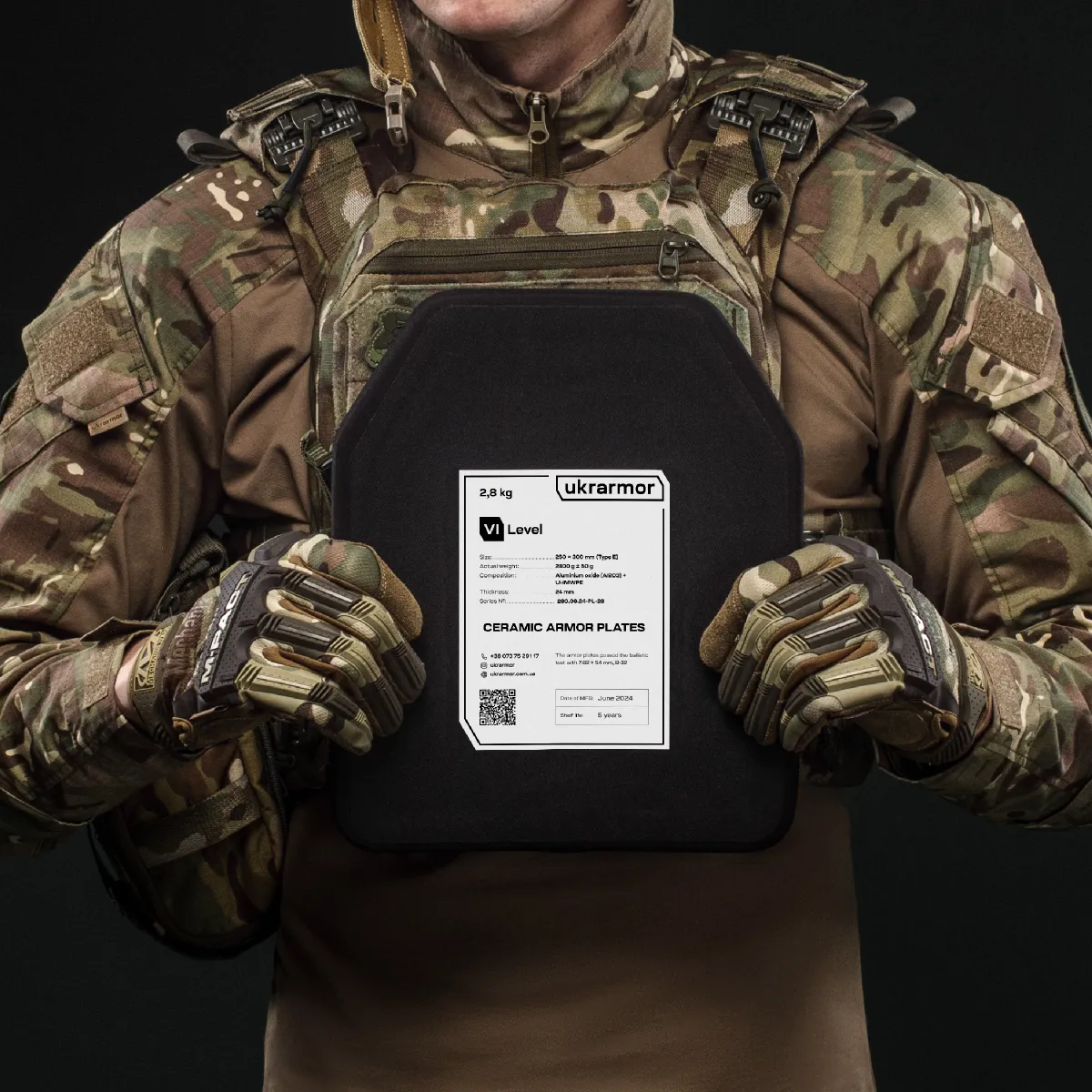 Керамічні плити 6 класу (комплект). Вага 5.6 кг. Розмір M (25х30 см.) 13