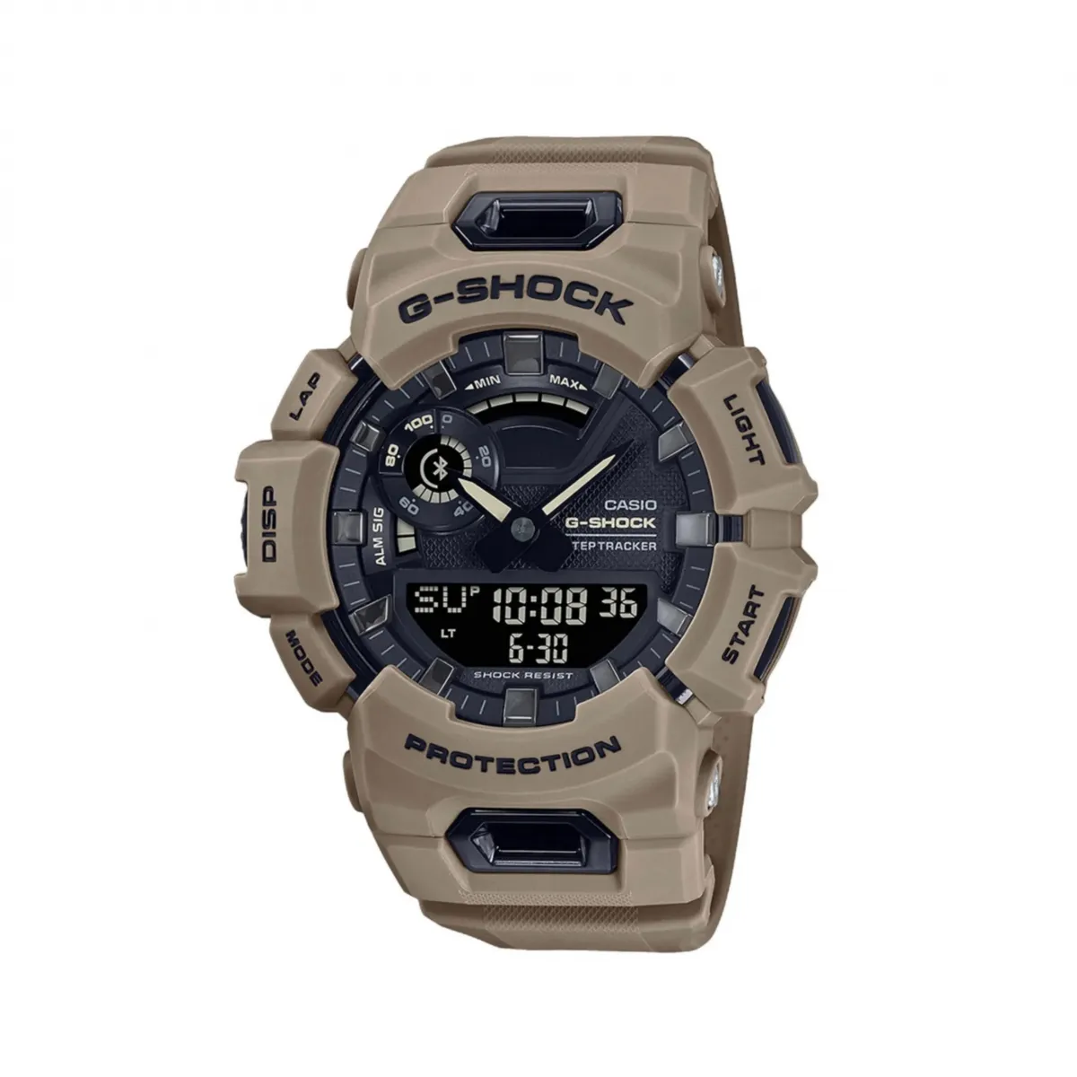 Тактичний годинник Casio G-SHOCK GBA-900UU з водостійким корпусом. Койот