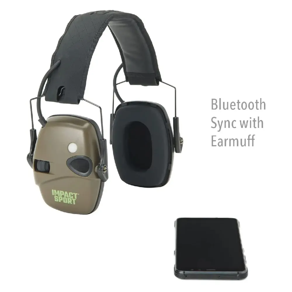 Активні навушники Howard Leight Impact Sport з Bluetooth. Олива 11