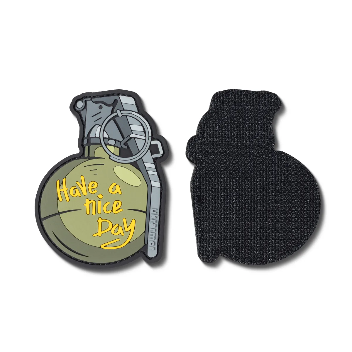 Патч (шеврон) Have a nice day від Ukrarmor. М’який ПВХ пластик 4