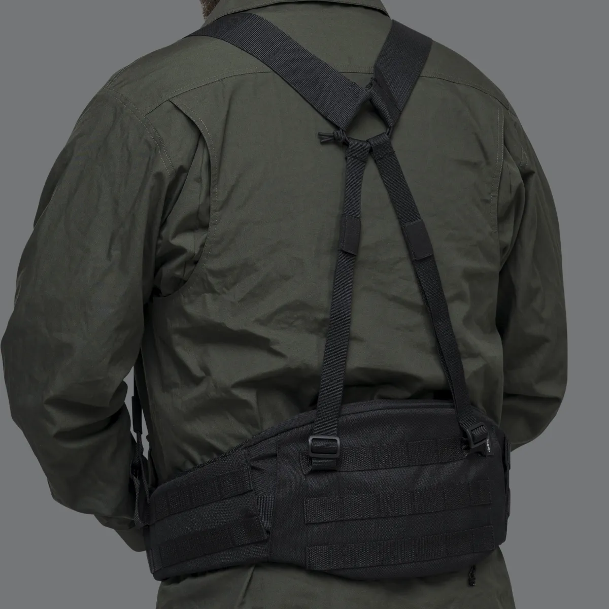 Тактичний розвантажувальний пояс. Чорний 4